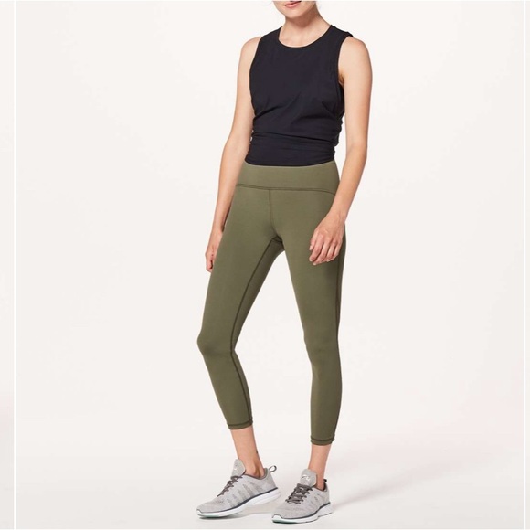 Lululemon Train Times 7/8 Pant *25" Green 4 - Picture 2 of 12